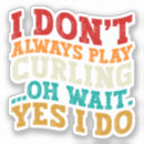 Buscar curling pegatinas Invierno