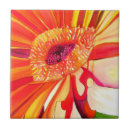 Buscar pintura de la acuarela azulejos Floral