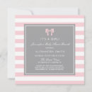 Buscar rayas grises y blancas invitaciones Moderno