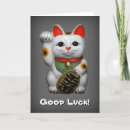 Buscar gato de la buena suerte tarjetas Fortuna