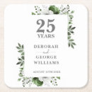 Buscar aniversario plata boda posavasos Invitados