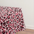 Buscar leopardo manteles Rosa