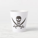 Buscar cráneo y bandera pirata tazas Piratería