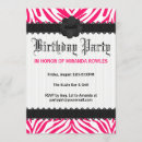 Buscar modelo de la cebra invitaciones Salvaje