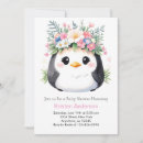 Buscar pingüino rosado invitaciones Adorable