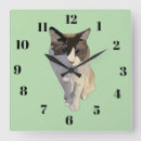 Buscar gatos relojes de pared Mamá gata
