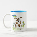 Buscar perro manchado tazas Blanco