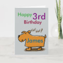 Buscar años del perro tarjetas Para niños