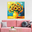 Buscar girasoles amarillos lienzos Flores