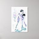 Buscar kimono lienzos Chica