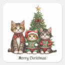 Buscar cats pegatinas Feliz navidad