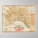 Buscar mapa de alaska posters Gold