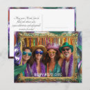 Buscar mardi gras postales Morado