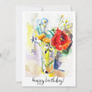 Buscar amapola roja tarjetas Acuarela