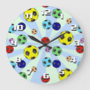Buscar equipo relojes de pared Jugador de fútbol