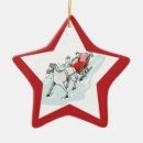Buscar caballo adornos Rojo