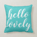 Buscar hola cojines Turquesa