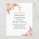 Buscar communion 11x14 invitaciones Floral