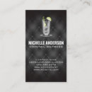 Buscar bebidas alcohólicas tarjetas de visita Cóctel