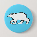 Buscar oso polar en peligro chapas Calentamiento global