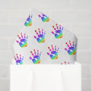 Buscar huellas papel de seda Para niños