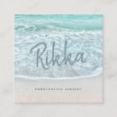 Buscar arena y mar tarjetas de visita Tropical