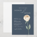 Buscar blue rose invitaciones Elegante