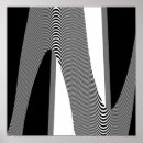Buscar abstracto blanco y negro posters Óptico
