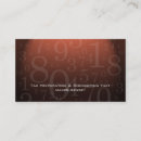 Buscar cobre tarjetas de visita Financiero