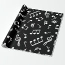 Buscar notas musicales papel de regalo Coro
