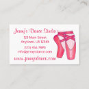 Buscar shoes tarjetas de visita Ballet