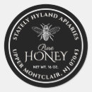 Buscar vintage bee pegatinas Abeja de miel