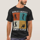 Buscar trompetistas camisetas Músico de jazz