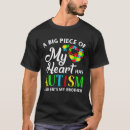 Buscar corazón del autismo camisetas Tener