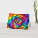 Buscar fractal del arco iris tarjetas Colorido