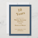 Buscar aniversario de 10 años invitaciones Elegante