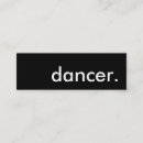 Buscar artes escénicas tarjetas de visita 9 º danza