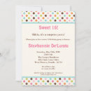 Buscar polkadot invitaciones Adorable