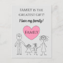 Buscar amo a mi familia postales Para ellos