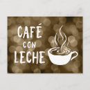 Buscar café con leche postales Cafetería