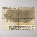 Buscar mapa histórico de nueva york posters Vintage