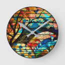 Buscar realismo relojes de pared Acuarela