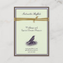 Buscar pájaro tarjetas de visita Liso