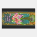 Buscar vintage perfume label pegatinas Oro