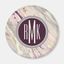 Buscar morado imanes Monograma