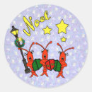 Buscar el caroling pegatinas Navidad