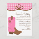 Buscar cowgirl boot invitaciones Vaquera