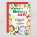 Buscar del safari invitaciones de cumpleaños Cualquier niño