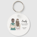 Buscar dama de honor llaveros Acuarela