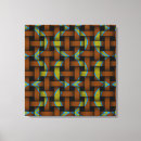 Buscar tribal arte Marrón